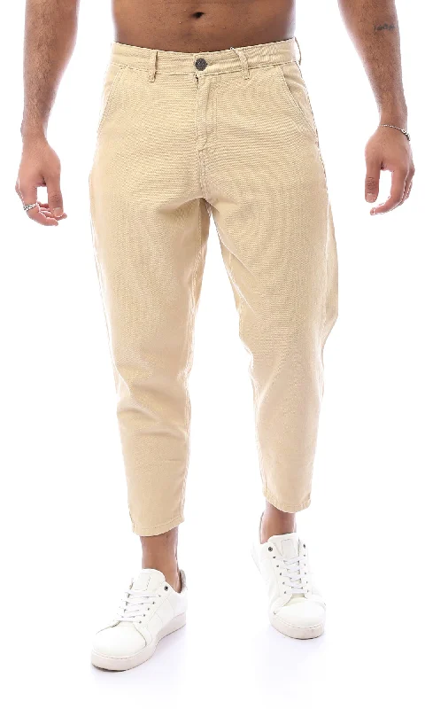 O159912-W22M181-BASIC CARROT FIT  CHINOS-BIEGE (MTC)
