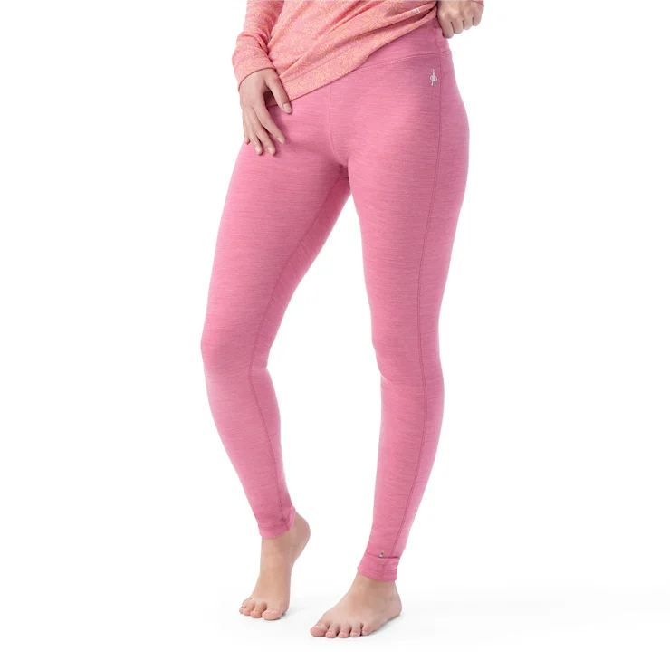 Women's Classic Thermal Merino Base Layer Bottom - Garden Pink Heather